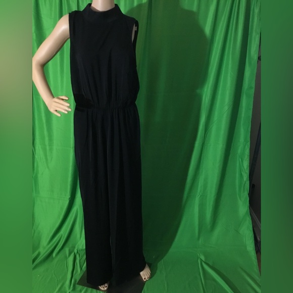 Lascana Satin High Neck Jumpsuit NWT - Picture 2 of 10